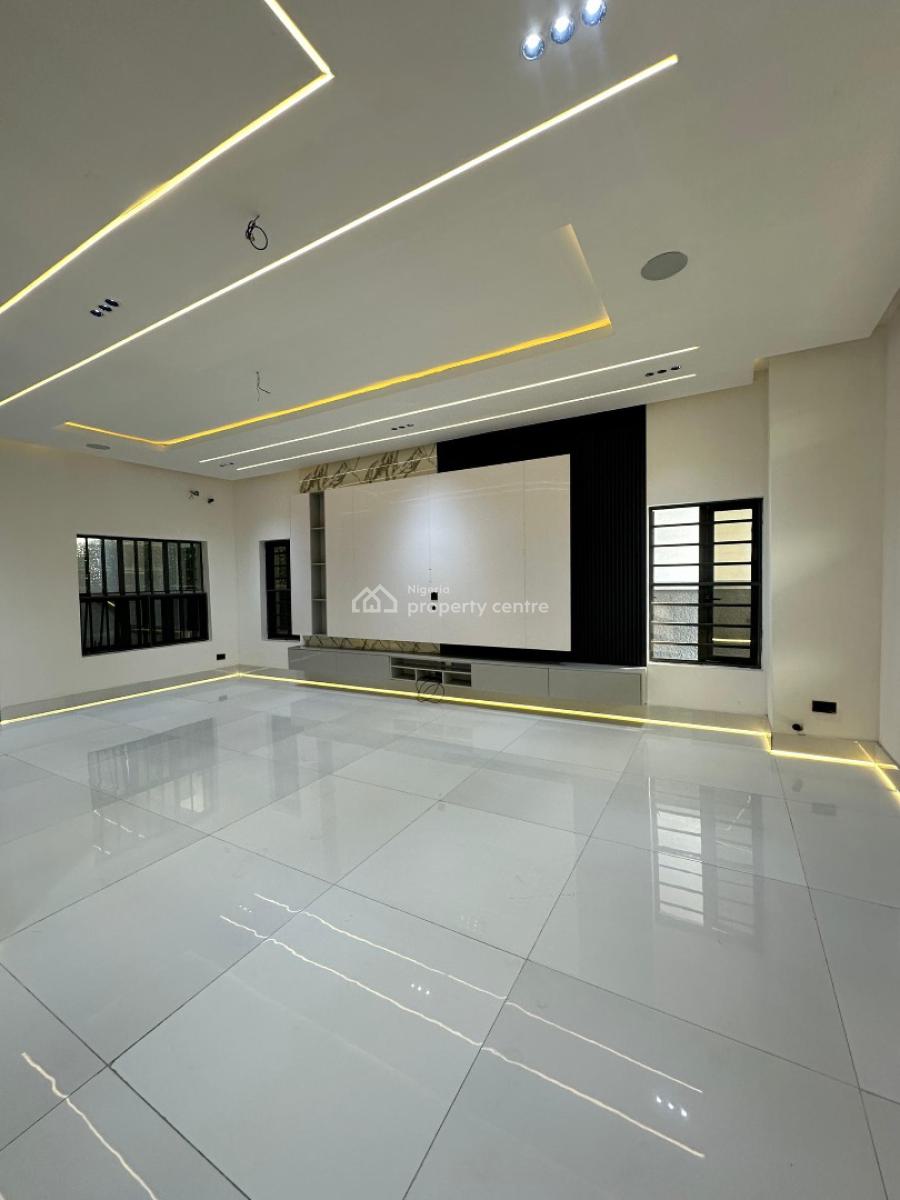 Contemporary 5 Bedroom Fully Detached Duplex with Bq, Pool & Inverter, Ajah, Lekki, Lagos, Detached Duplex for Sale