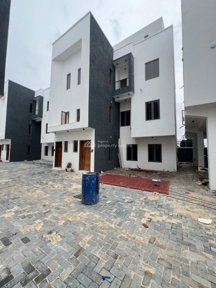 Fully Serviced 4 Bedroom Terrace Duplex with Bq Within a Serene Neighb, Lekki Phase 1, Lekki, Lagos, Terraced Duplex for Rent