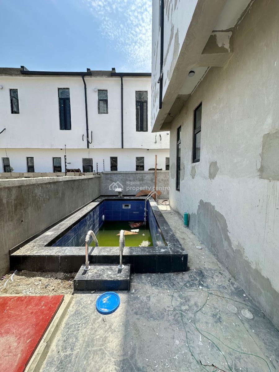 Lavish 5-bedroom Fully Detached Duplex with Cinema, Swimming Pool & Bq, Chevron, Lekki, Lagos, House for Sale