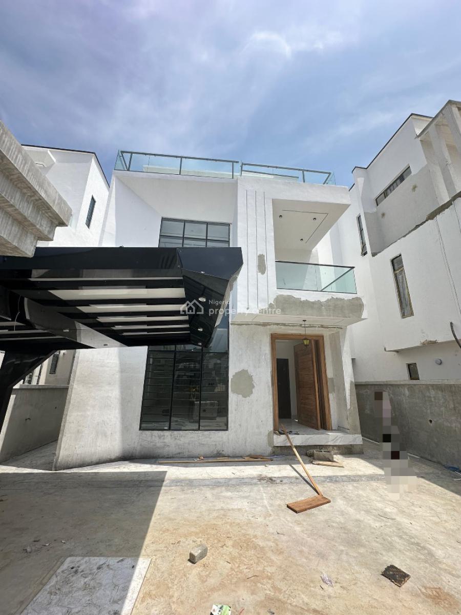 Lavish 5-bedroom Fully Detached Duplex with Cinema, Swimming Pool & Bq, Chevron, Lekki, Lagos, House for Sale