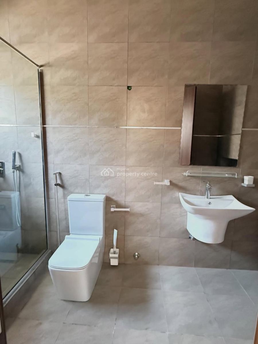 Brand New 5 Bedroom Semi Detached Spacious Duplex,bq, Serene Vicinity, Serene Neighborhood. Tarred Road, Guzape District, Abuja, Semi-detached Duplex for Rent