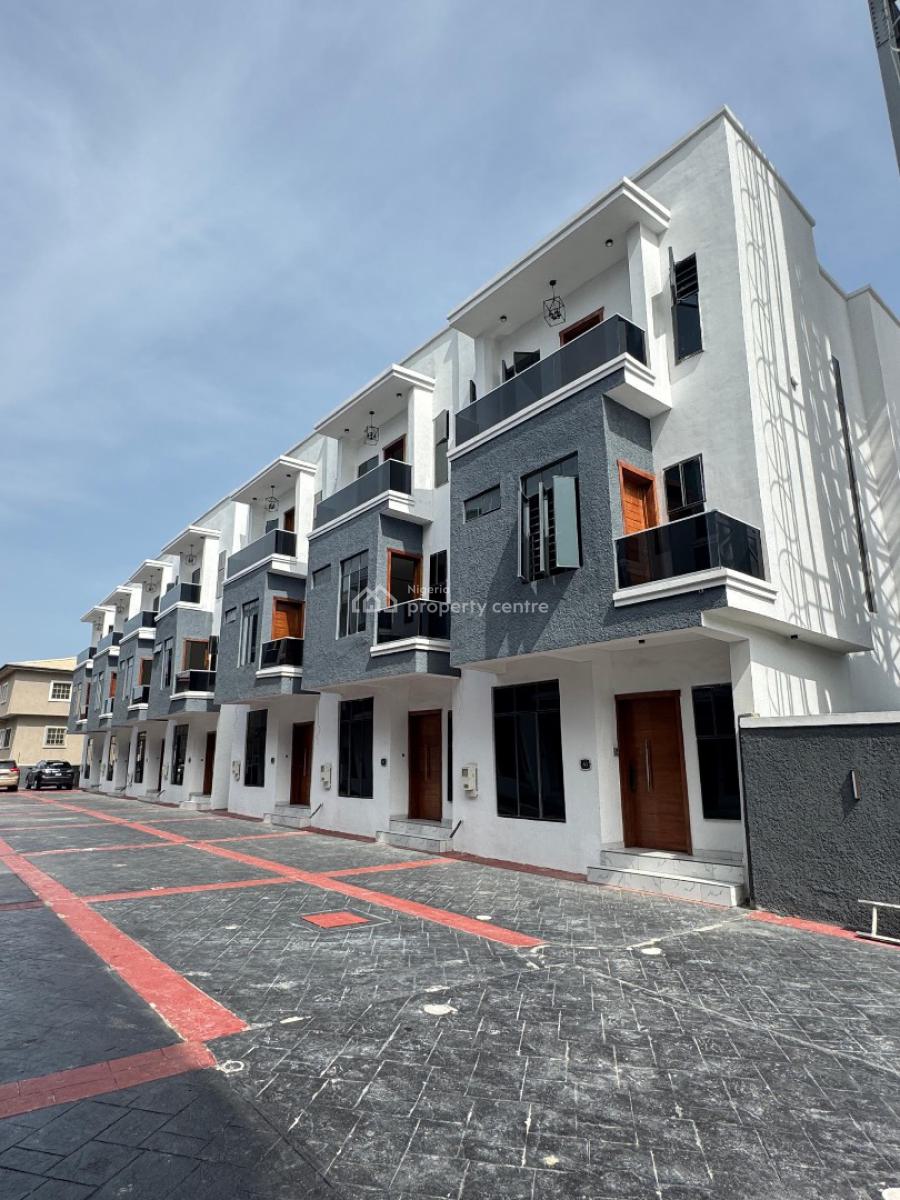 Luxury 4 Bedroom Terrace Duplex, Chevron, Lekki Lagos, Ikota, Lekki, Lagos, Terraced Duplex for Sale