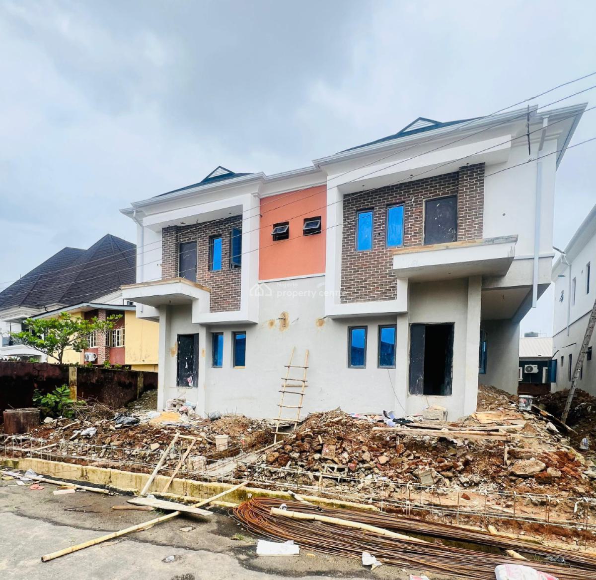 Newly Built 4 Bedroom Semi Detached Duplex with Smart Development, Surulere, Lagos, Semi-detached Duplex for Sale