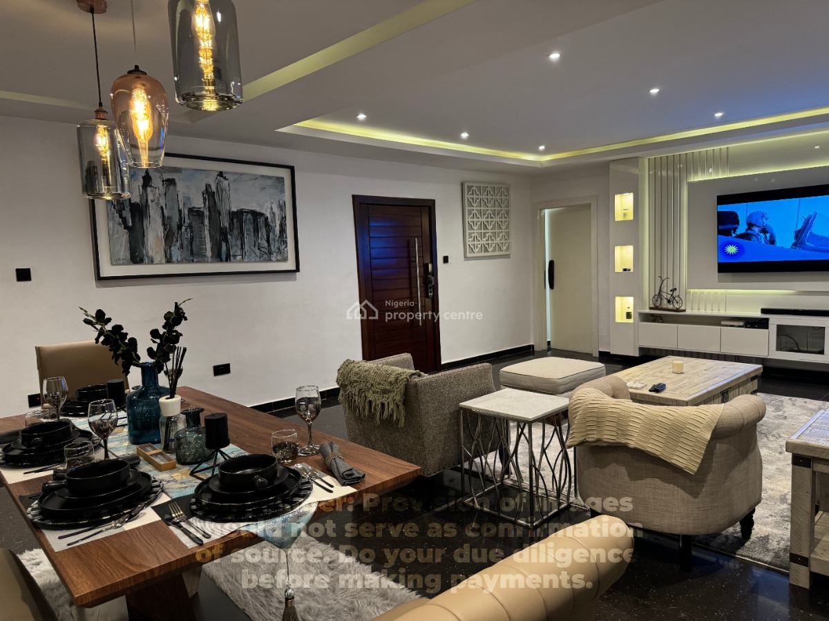 One (1) Bedroom Apartment with Mini Bar, Few Minutes Drive to Banana Island, Ikoyi, Lagos, Flat / Apartment Short Let