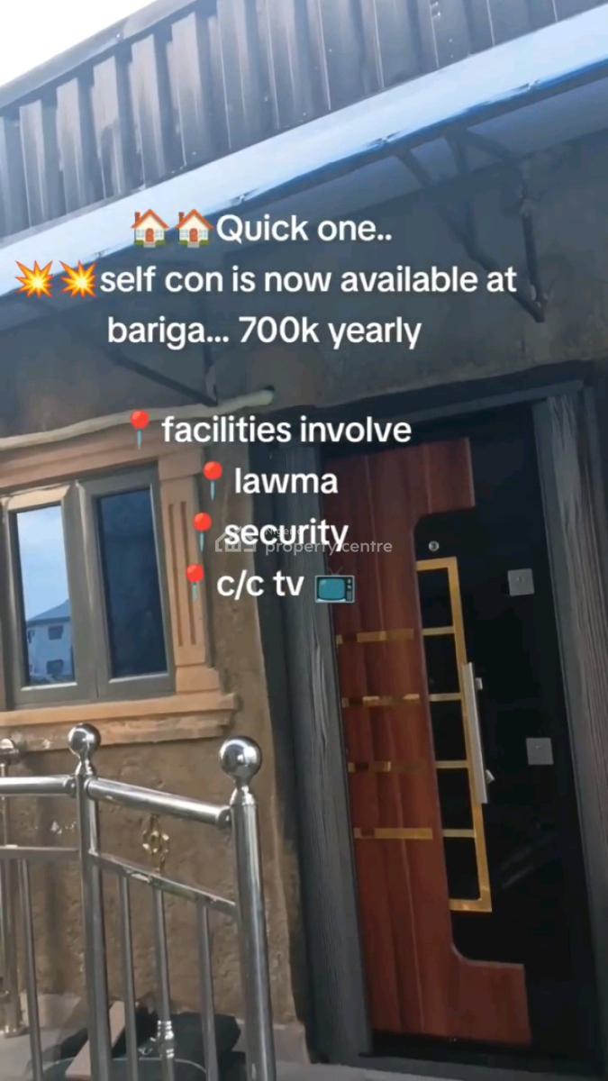 Standard and Newly Built Self Contained, Bariga, Shomolu, Lagos, Self Contain (single Rooms) for Rent