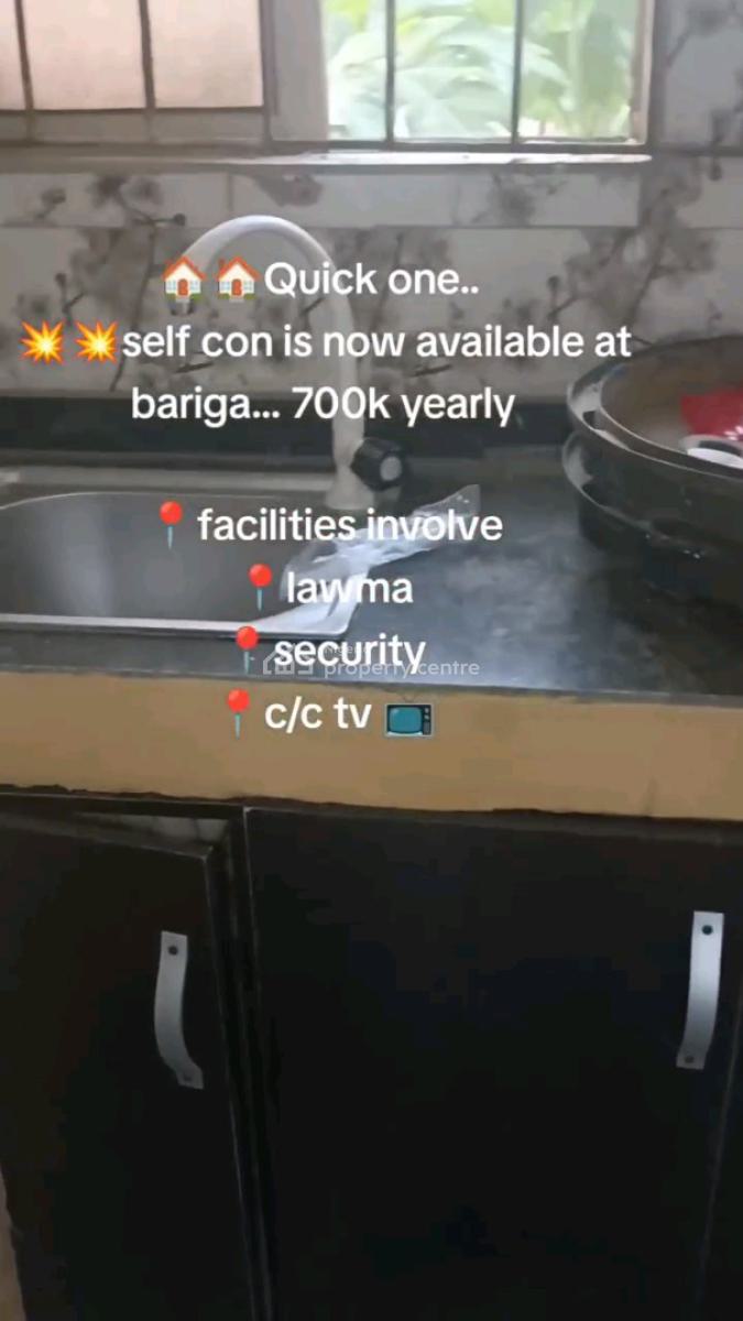 Standard and Newly Built Self Contained, Bariga, Shomolu, Lagos, Self Contain (single Rooms) for Rent