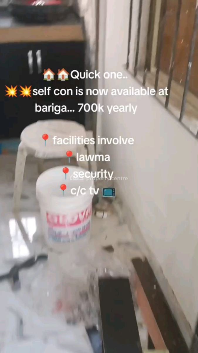 Standard and Newly Built Self Contained, Bariga, Shomolu, Lagos, Self Contain (single Rooms) for Rent