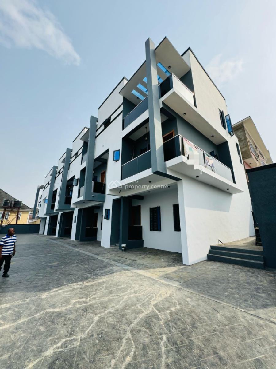 Newly Built 4 Bedroom Terraced Duplex with Exceptional Features, Opebi, Ikeja, Lagos, Terraced Duplex for Sale