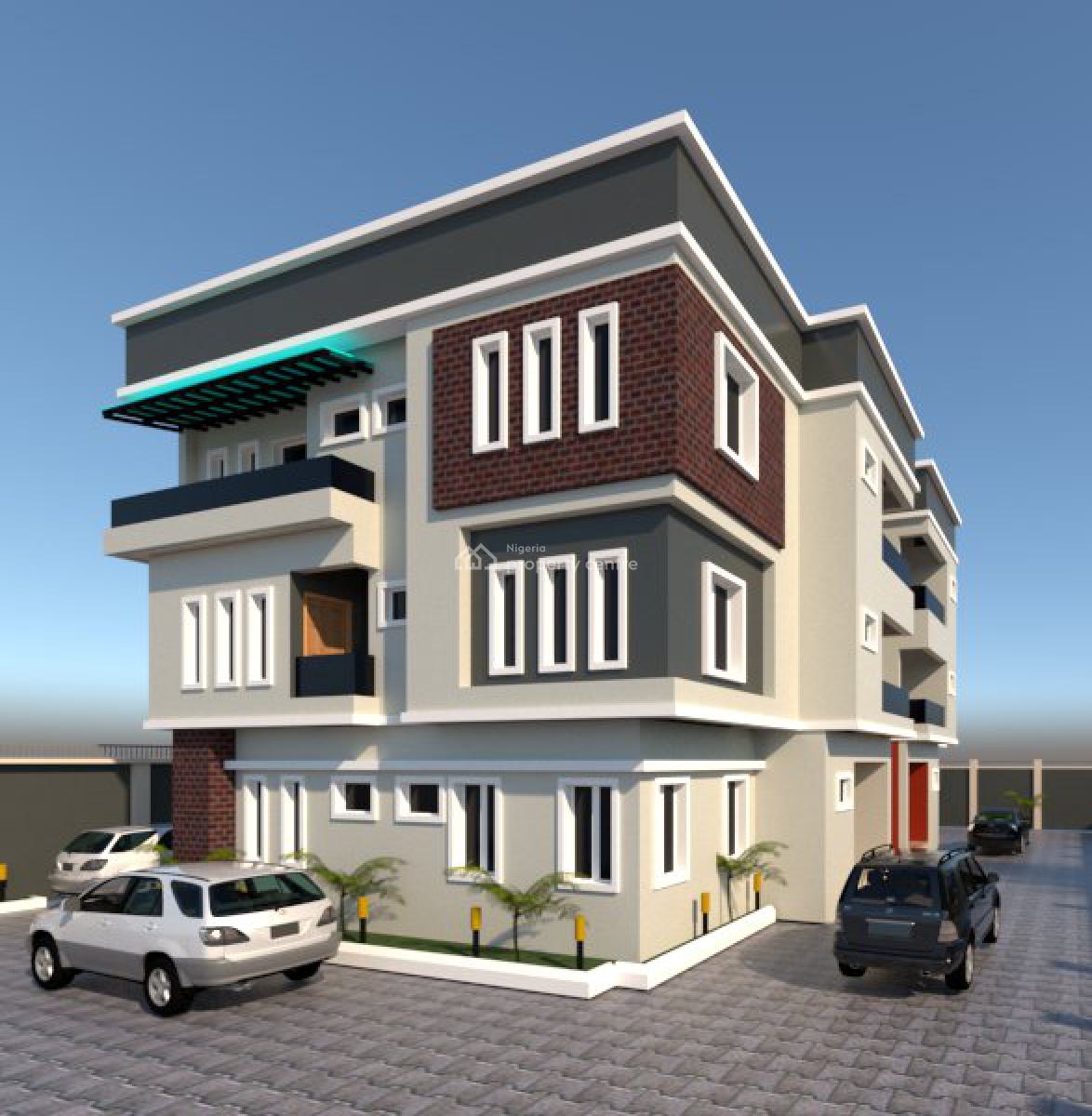 Two Bedroom Spacious Offplan Apartments in a Secured Estate, Urban Prime Estate, Ogombo, Ajah, Lagos, Flat / Apartment for Sale