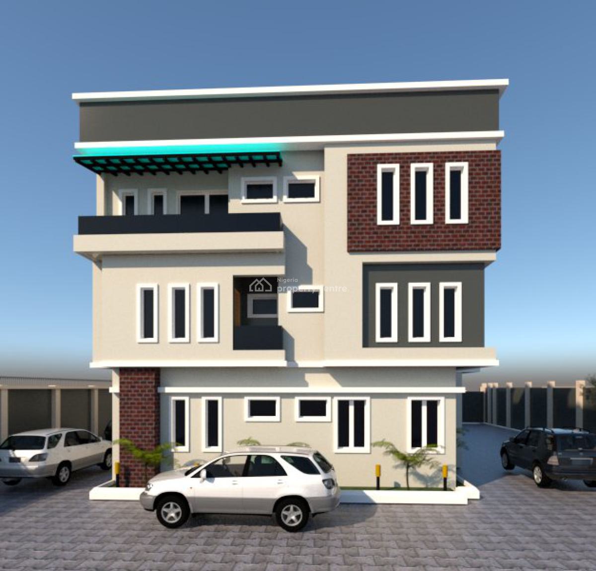 Two Bedroom Spacious Offplan Apartments in a Secured Estate, Urban Prime Estate, Ogombo, Ajah, Lagos, Flat / Apartment for Sale