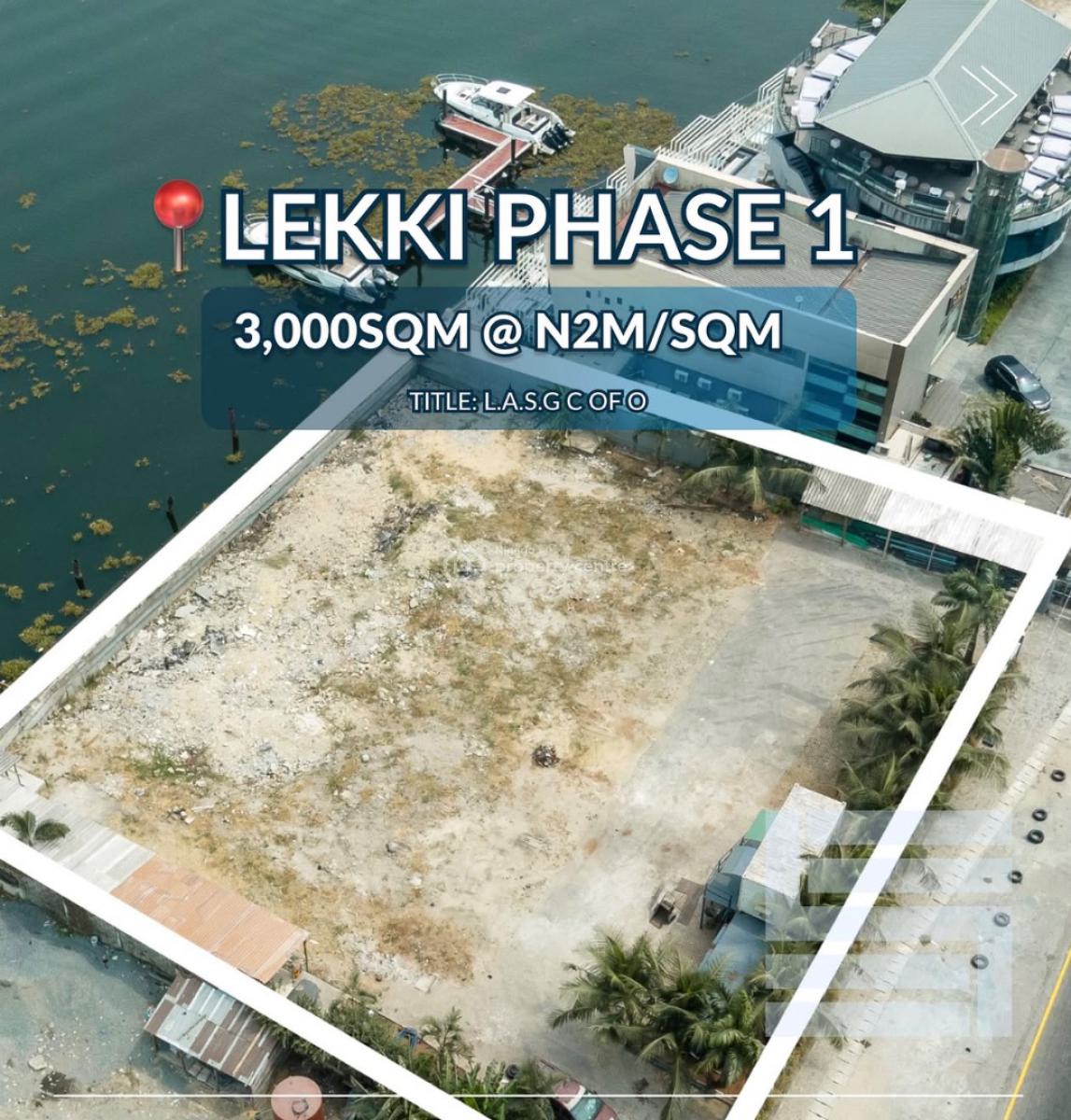 Luxury 3,000sqm of Land in a Very Good Location, Lekki Phase 1, Lekki, Lagos, Land for Sale