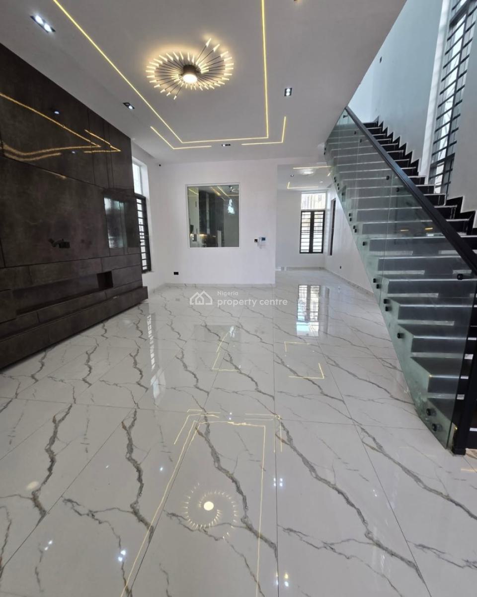 Contemporary 5-bedroom Fully Detached Duplex with Swimming Pool & Bq, Ajah, Lagos, Detached Duplex for Sale