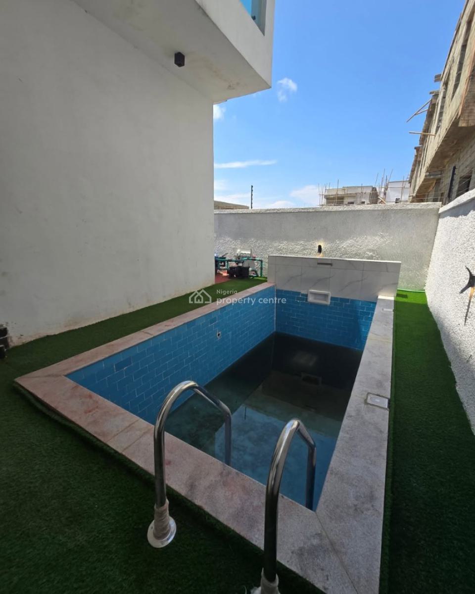 Contemporary 5-bedroom Fully Detached Duplex with Swimming Pool & Bq, Ajah, Lagos, Detached Duplex for Sale