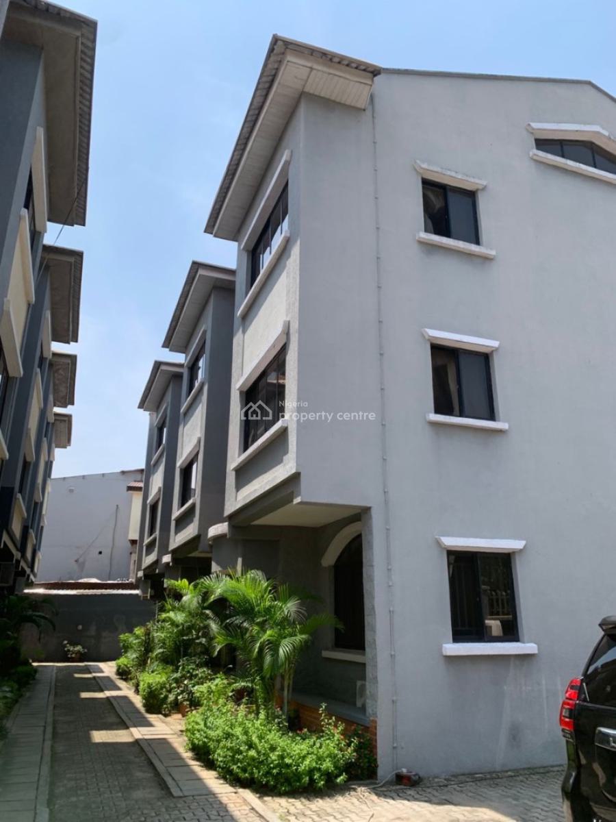 Lovely 4 Bedroom Terrace Duplex with a Bq, Off Ahmadu Bello Way, Victoria Island (vi), Lagos, Terraced Duplex for Rent