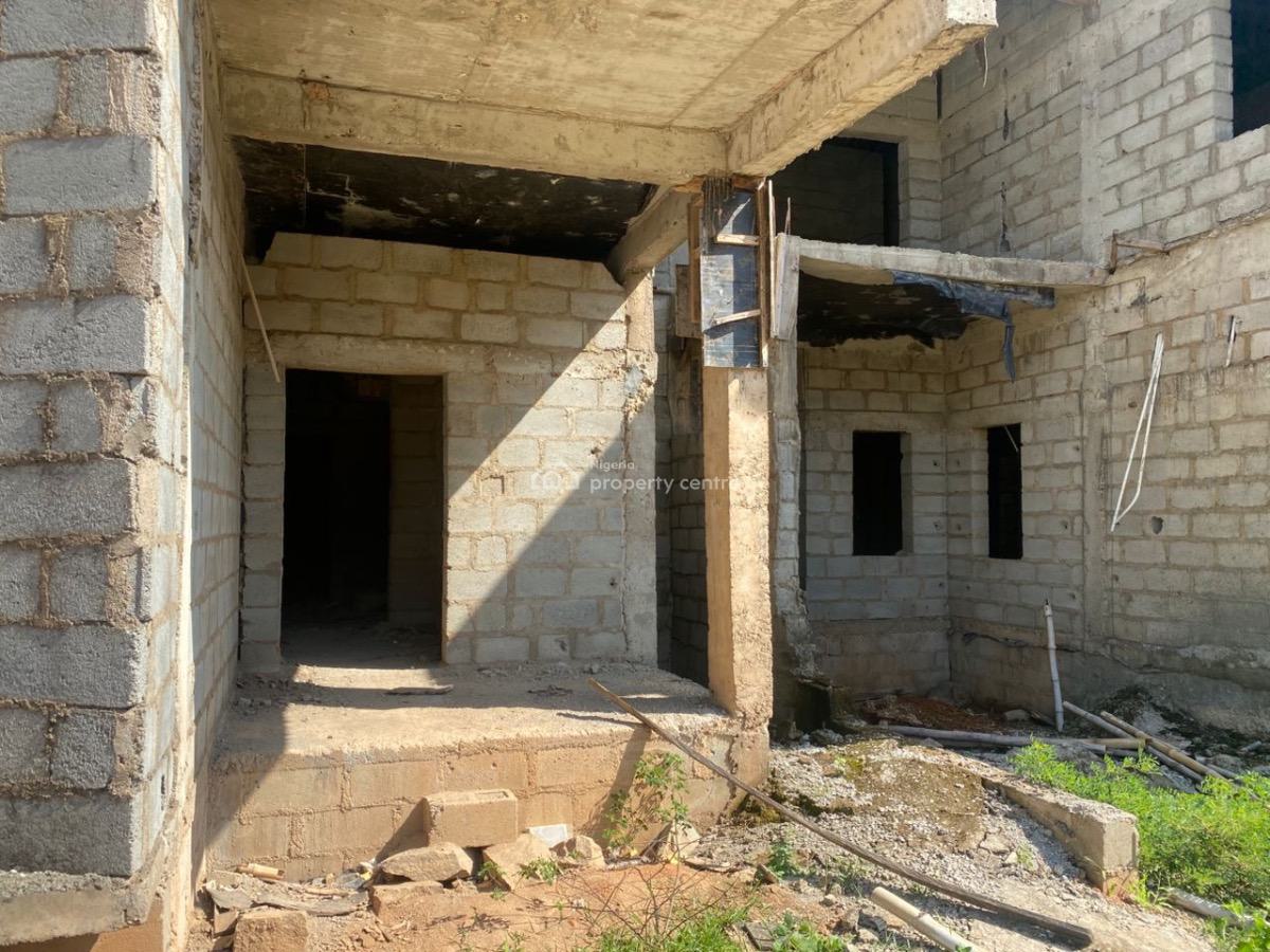 Excellent Spacious 4 Bedroom Duplex Carcass, Asokoro District, Abuja, Detached Duplex for Sale