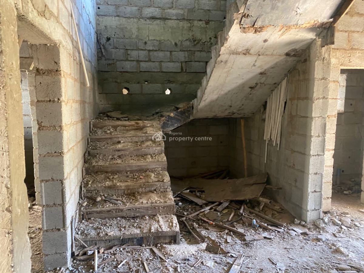 Excellent Spacious 4 Bedroom Duplex Carcass, Asokoro District, Abuja, Detached Duplex for Sale