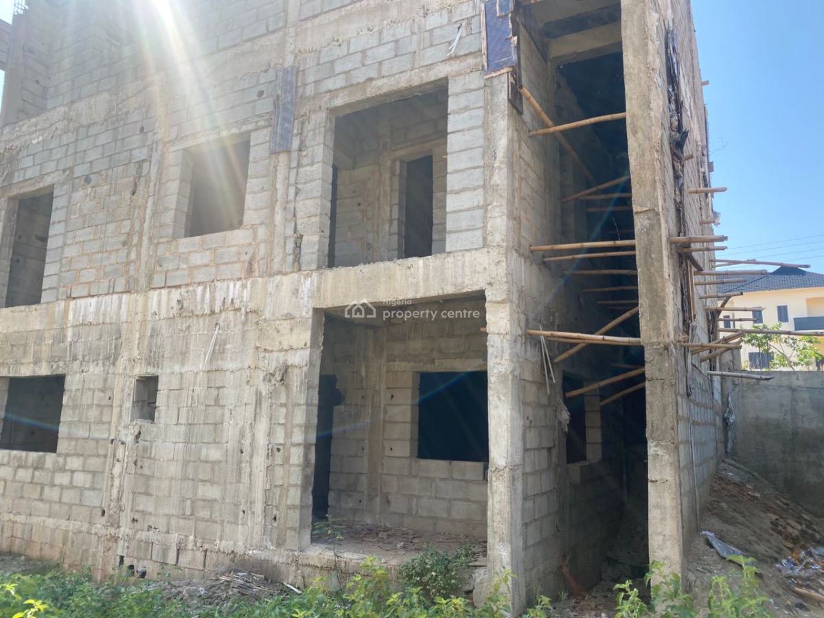 Excellent Spacious 4 Bedroom Duplex Carcass, Asokoro District, Abuja, Detached Duplex for Sale