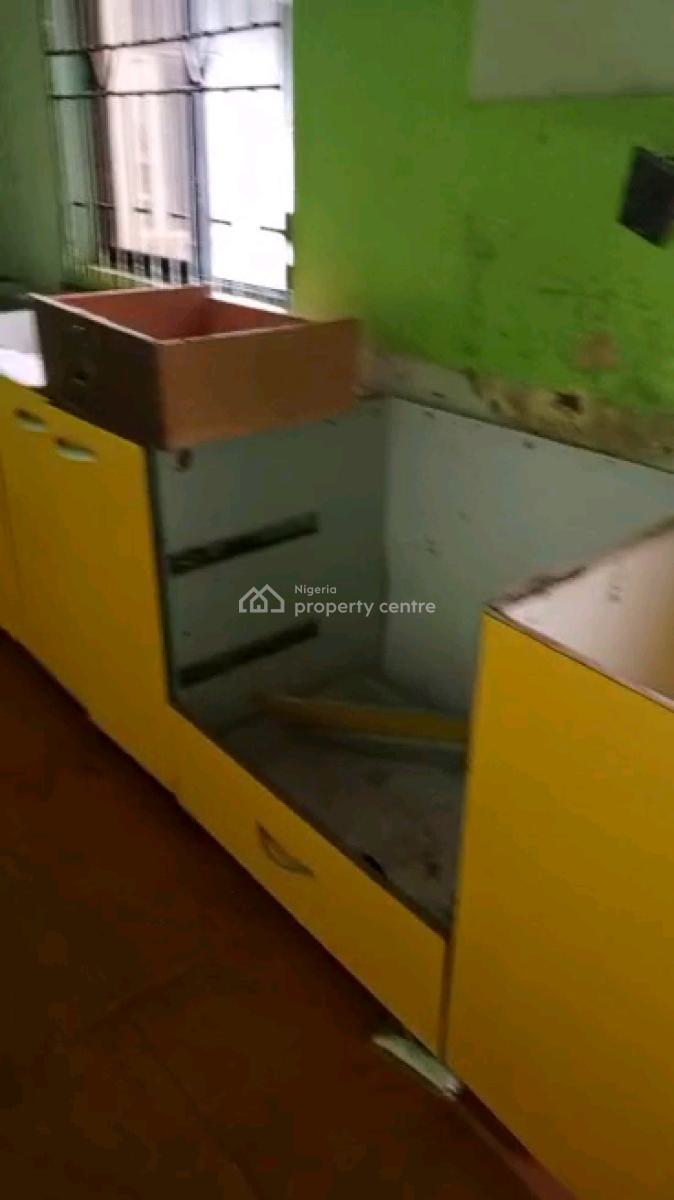 Decent 2 Bedroom Up Flat 3t 2b a Room Ensuite All Tiled with Pop, Atunrase Estate, Gbagada, Lagos, Flat / Apartment for Rent