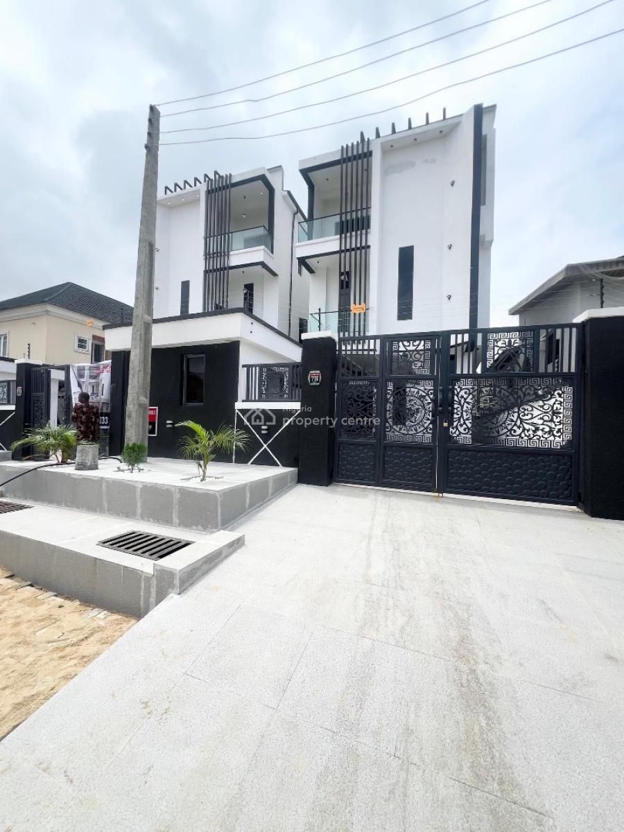 Contemporary 5 Bedroom Detached Duplex with Pool, Cinema and Bq, Ikota, Lekki, Lagos, Detached Duplex for Sale