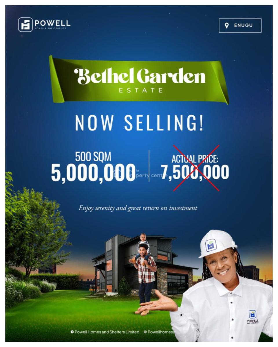 Cheap Land, Bethel Garden Estate, Nike Lake, Enugu, Enugu, Mixed-use Land for Sale