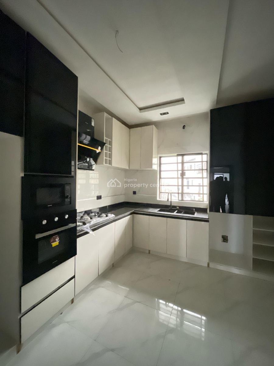 Contemporary 4-bedroom Terraced  Duplex with Bq, Suitable for Investment, Ikate, Lekki, Lagos, Terraced Duplex for Sale