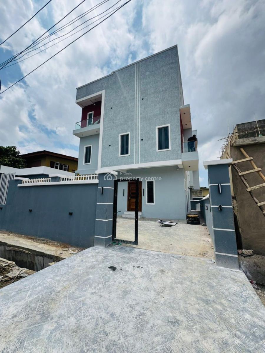 Ravishing 5 Bedroom Fully Duplexes with a Bq in a Secured Estate, Adeniyi Jones, Ikeja, Lagos, Detached Duplex for Sale
