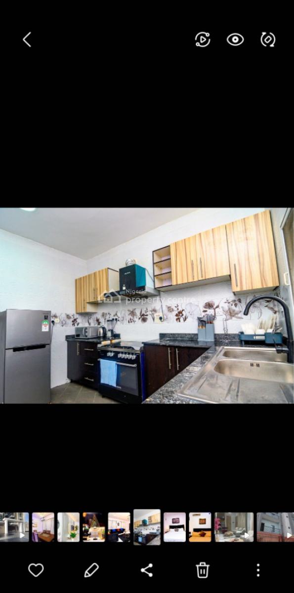 Luxurious 3-bedroom Serviced Apartment with Pool, Itedo Estate, Off Freedom Way, Lekki, Lagos, Flat / Apartment Short Let