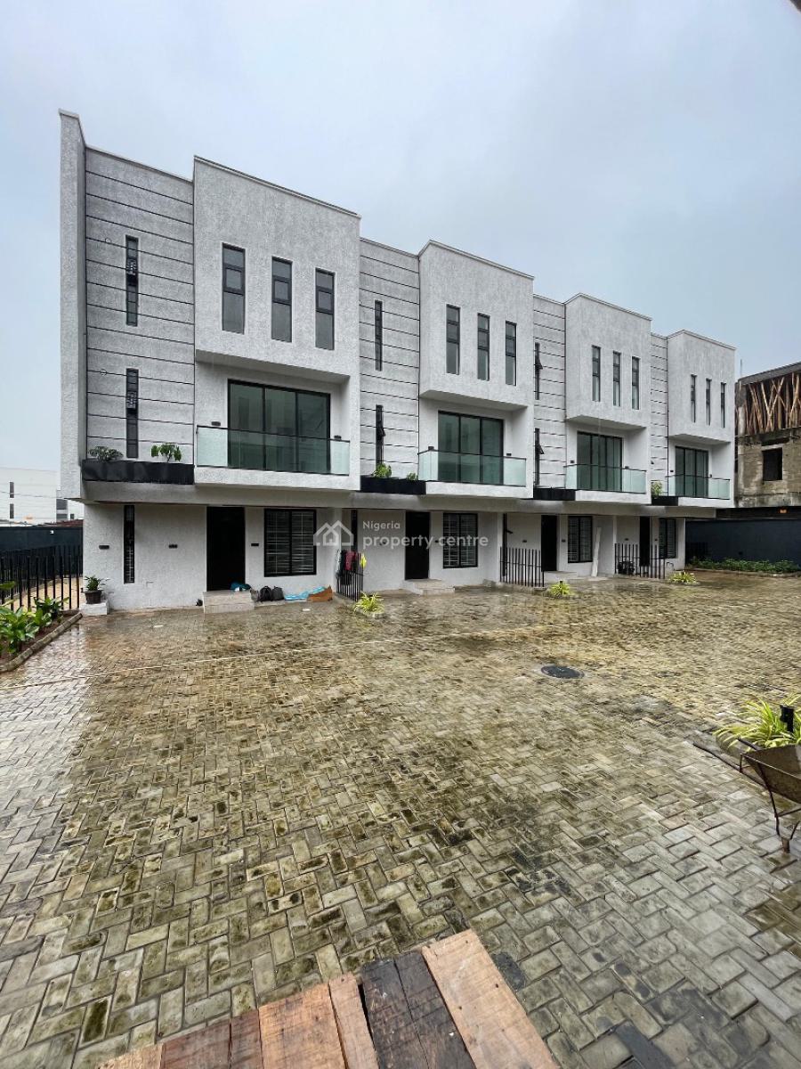 Elegant 4-bedroom Terraced Duplex with Bq in a Serene Environment, Ikate, Lekki, Lagos, Terraced Duplex for Sale