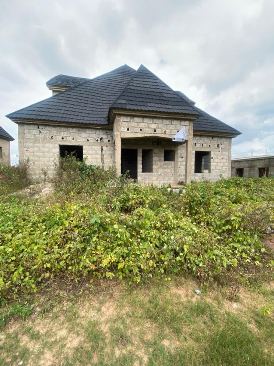 Semi Finished 4-bedroom Fully Detached Bungalow with Penthouse, Wealth Estate Phase2, Pyakasa, Lugbe District, Abuja, Detached Bungalow for Sale