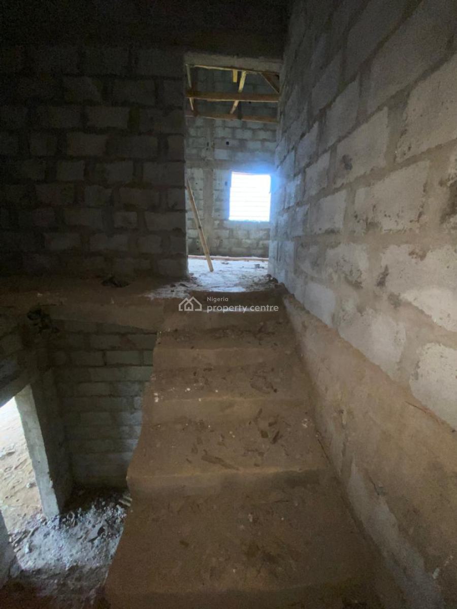 Semi Finished 4-bedroom Fully Detached Bungalow with Penthouse, Wealth Estate Phase2, Pyakasa, Lugbe District, Abuja, Detached Bungalow for Sale
