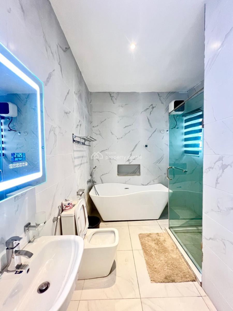 Fully Furnished Self-compound 3 Bedroom Terrace with Bq and Inverter, Few Minutes Drive to Lekki Phase One, Ikota, Lekki, Lagos, Terraced Duplex for Sale