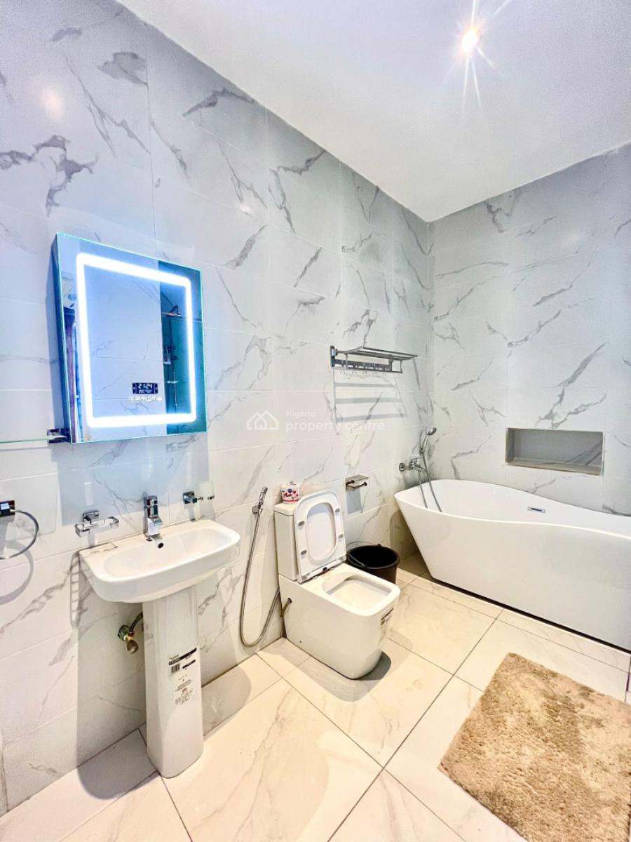 Fully Furnished Self-compound 3 Bedroom Terrace with Bq and Inverter, Few Minutes Drive to Lekki Phase One, Ikota, Lekki, Lagos, Terraced Duplex for Sale