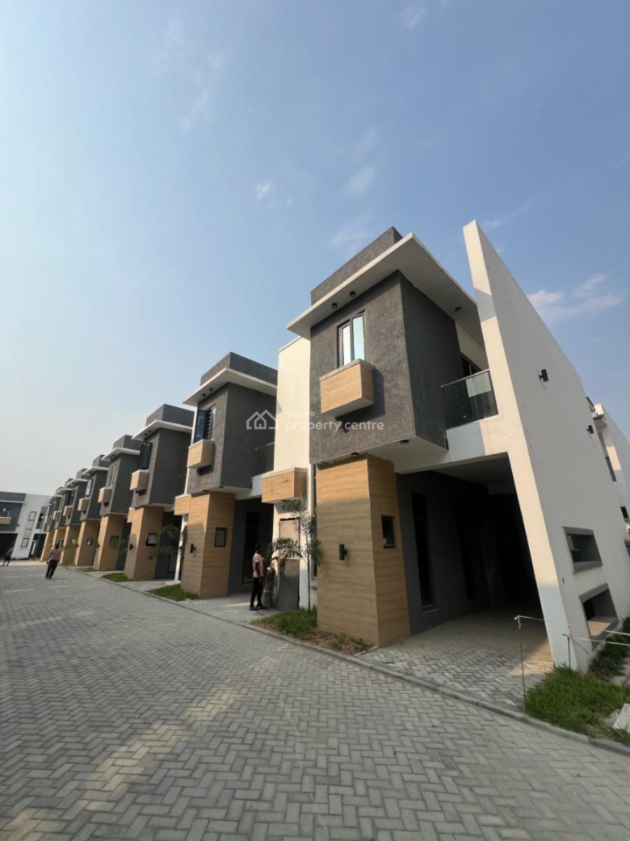 Luxury 4 Bedroom Terrace Duplex with Bq, Pool, Gym & Playground, Ajah, Lagos, Terraced Duplex for Sale