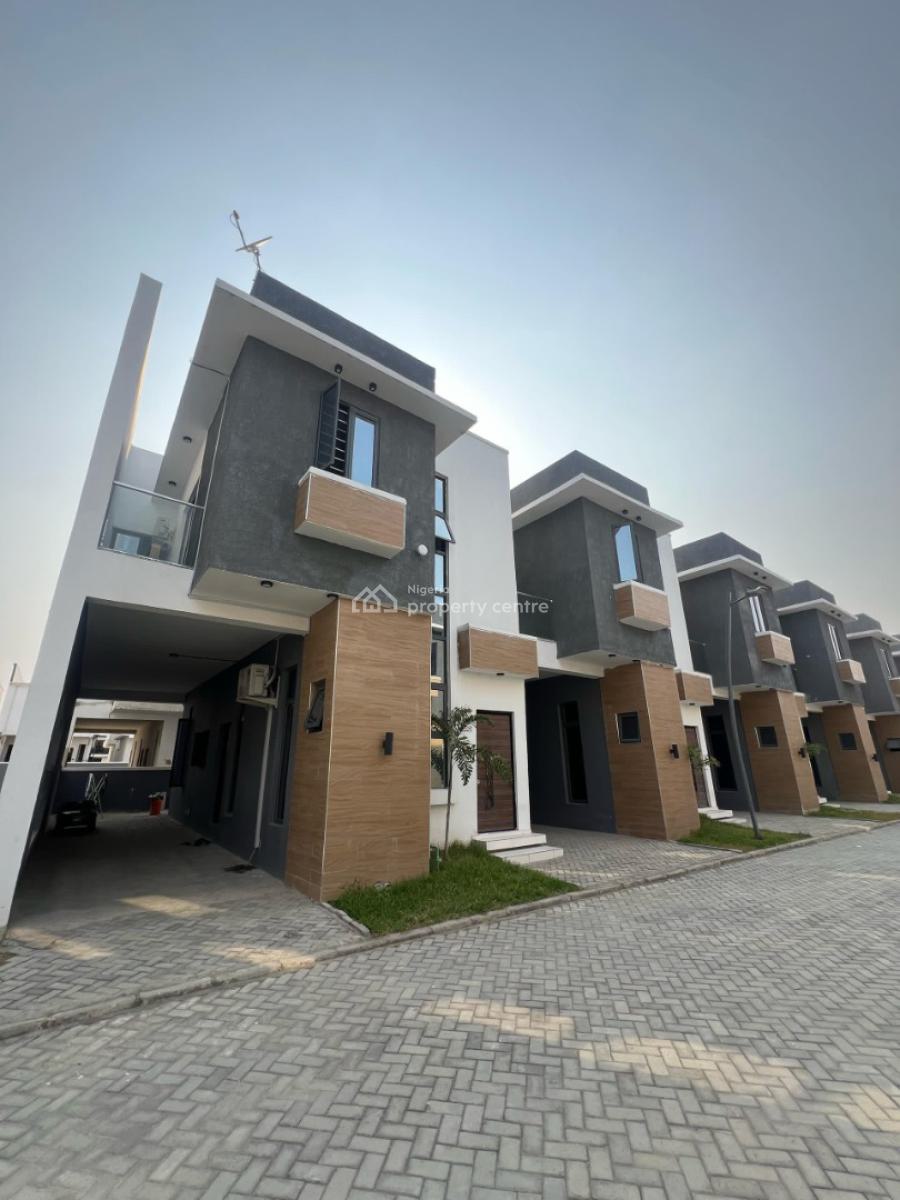 Luxury 4 Bedroom Terrace Duplex with Bq, Pool, Gym & Playground, Ajah, Lagos, Terraced Duplex for Sale