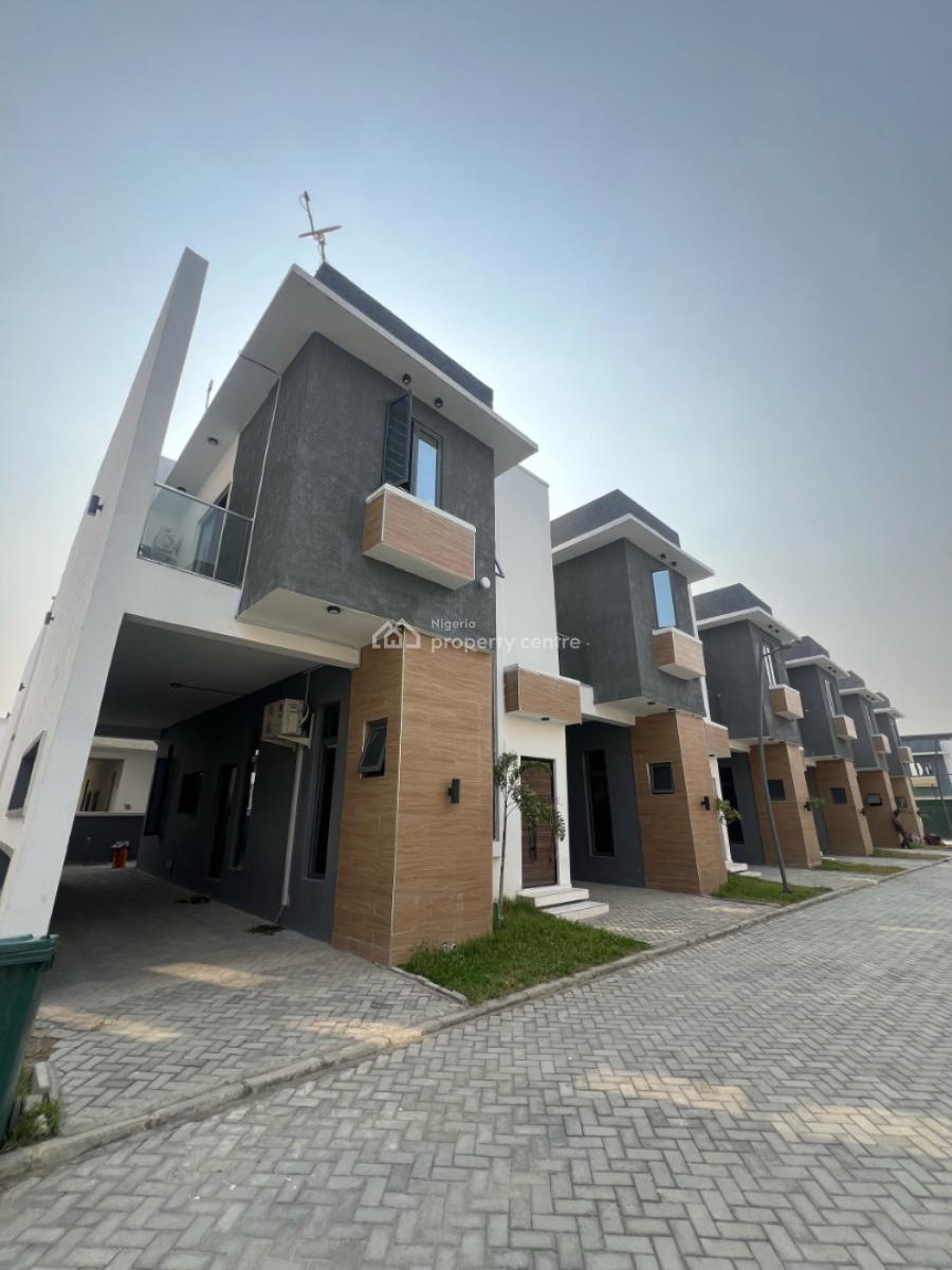 Luxury 4 Bedroom Terrace Duplex with Bq, Pool, Gym & Playground, Ajah, Lagos, Terraced Duplex for Sale