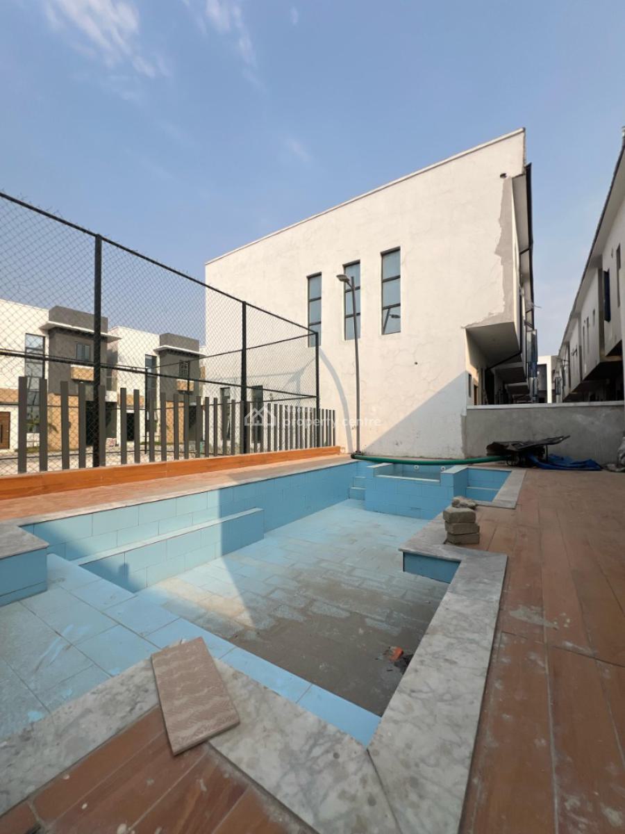 Luxury 4 Bedroom Terrace Duplex with Bq, Pool, Gym & Playground, Ajah, Lagos, Terraced Duplex for Sale