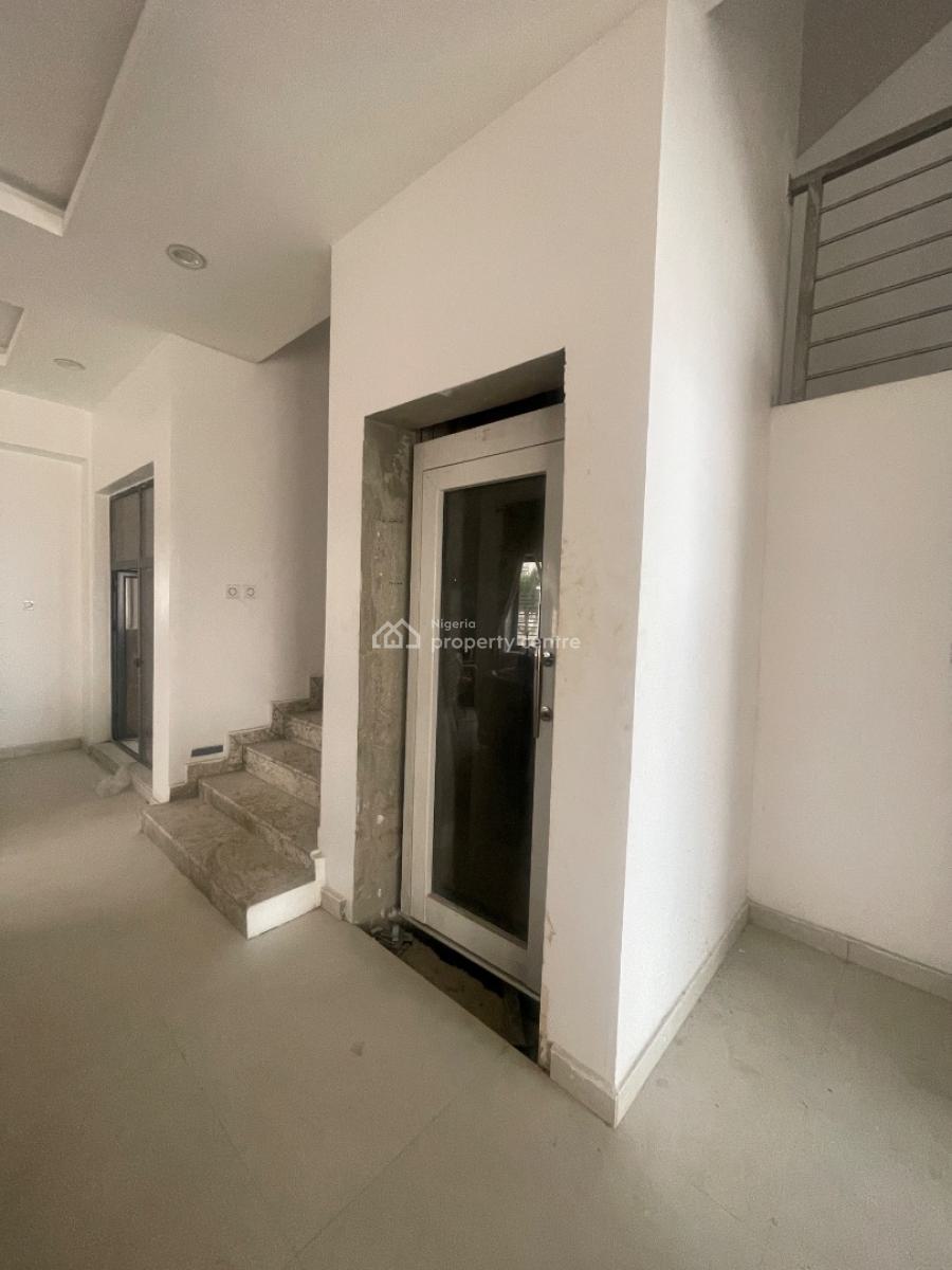 Luxury 5 Bedroom Carcass with Elevator, Rooftop and Mini Mart, Oniru, Victoria Island (vi), Lagos, Terraced Duplex for Sale