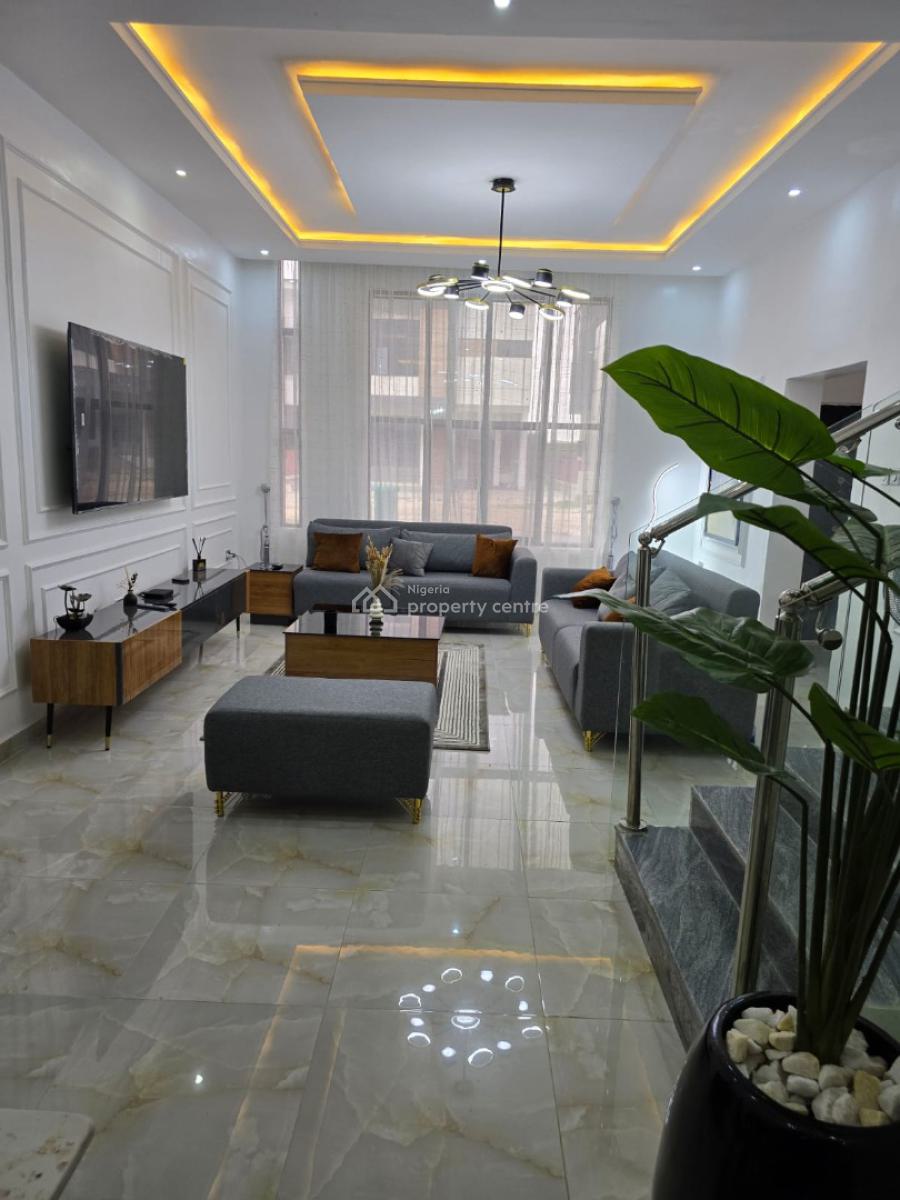 Aesthetically Built Furnished 4 Bedroom Semi Detached Duplex with Bq, Abijo Gra, Abijo, Lekki, Lagos, Semi-detached Duplex for Sale