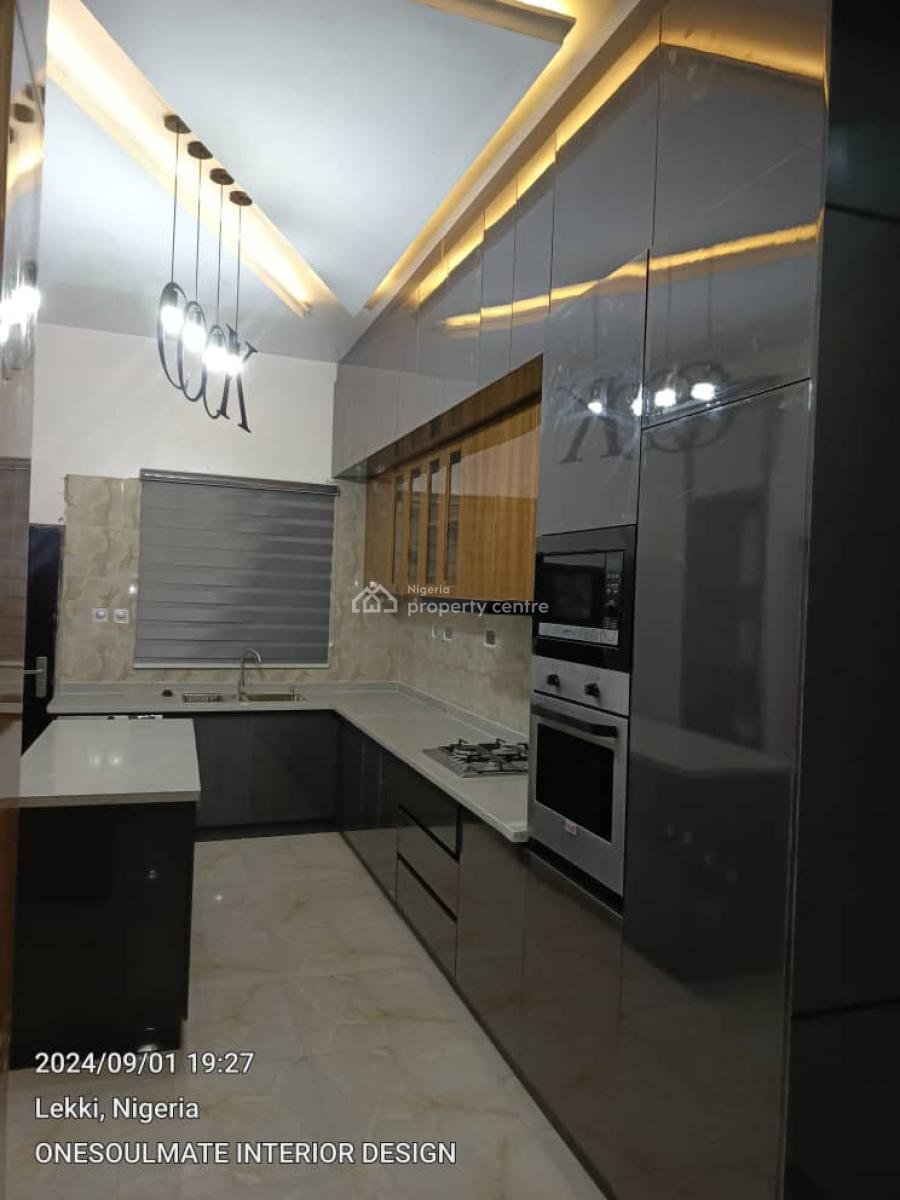 Aesthetically Built Furnished 4 Bedroom Semi Detached Duplex with Bq, Abijo Gra, Abijo, Lekki, Lagos, Semi-detached Duplex for Sale