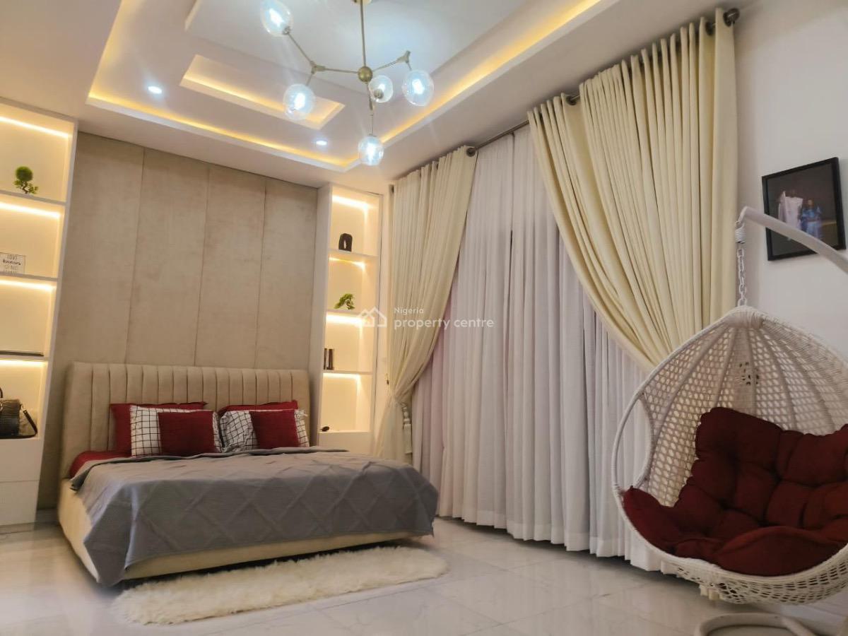Furnished 4 Bedroom Detached Duplex with a Bq, Chevron, Igbo Efon, Lekki, Lagos, Detached Duplex for Sale