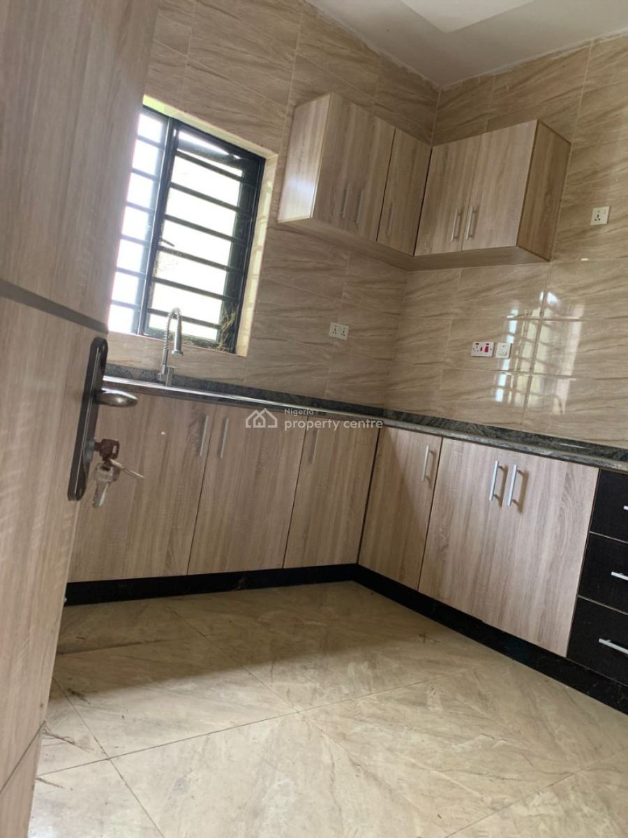 Standard 2 Bedroom Flat Upstairs, Sangotedo, Ajah, Lagos, Flat / Apartment for Rent