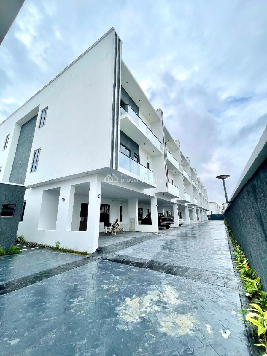 Decent 4 Bed Terrace Duplex  on Two Floor with Bq, Ikate, Lekki, Lagos, Terraced Duplex for Sale