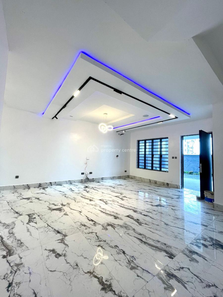 Decent 4 Bed Terrace Duplex  on Two Floor with Bq, Ikate, Lekki, Lagos, Terraced Duplex for Sale