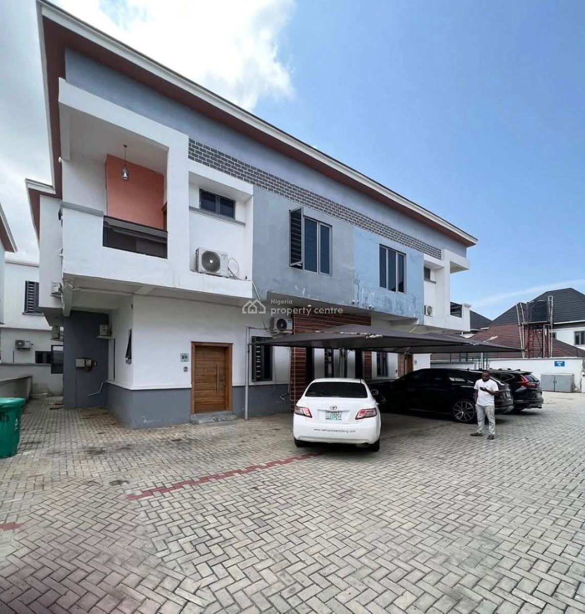 4 Bedroom Semi Detached Duplex, Chevron, Lekki, Lagos, Semi-detached Duplex for Rent