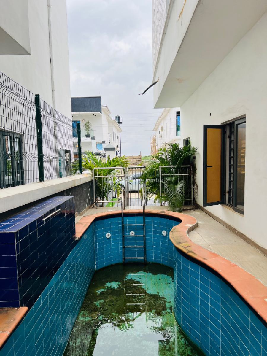 Distress 5 Bedroom Detached Duplex on Two Floors with Swimming Pool, Lekki Palm City Estate, Ajah, Lagos, Detached Duplex for Sale