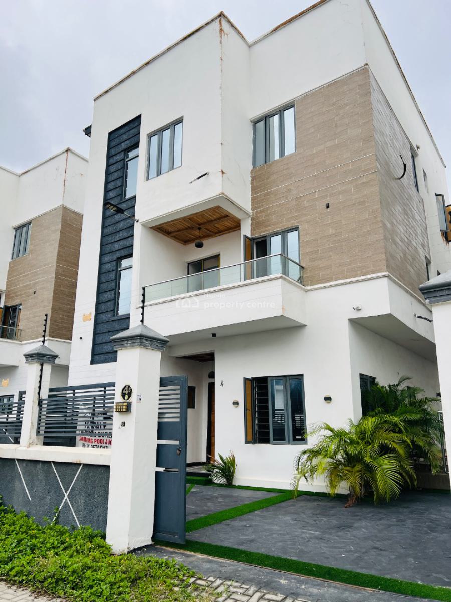 Distress 5 Bedroom Detached Duplex on Two Floors with Swimming Pool, Lekki Palm City Estate, Ajah, Lagos, Detached Duplex for Sale