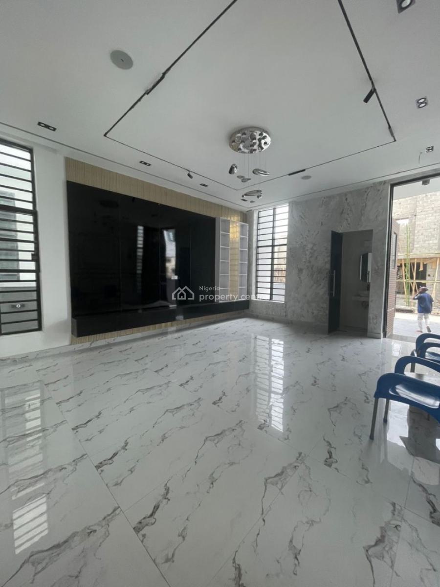 Spacious 5 Bedroom Fully Detached with Bq and Pool, Chevron, Lekki, Lagos, Detached Duplex for Sale