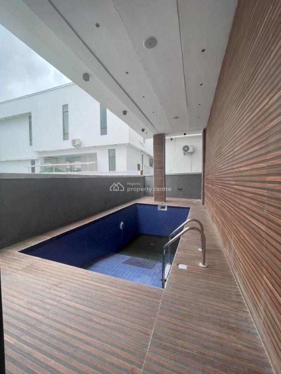 Spacious 5 Bedroom Fully Detached with Bq and Pool, Chevron, Lekki, Lagos, Detached Duplex for Sale