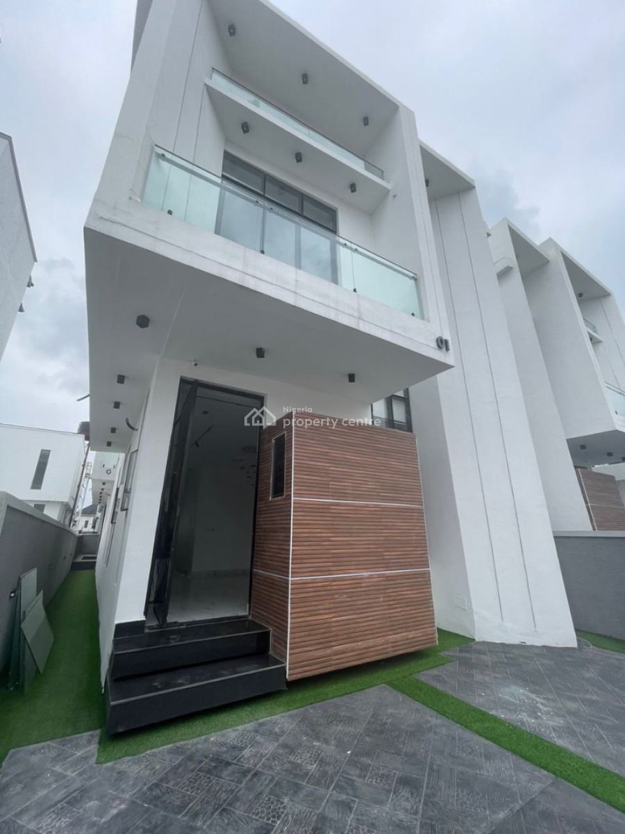 Spacious 5 Bedroom Fully Detached with Bq and Pool, Chevron, Lekki, Lagos, Detached Duplex for Sale