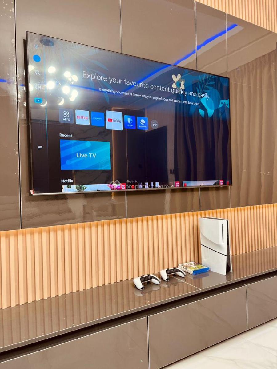 Luxury Alexa Smart Home One Bedroom with Ps5 Console and Games(2025),l, Lekki Phase 1, Lekki, Lagos, Flat / Apartment Short Let
